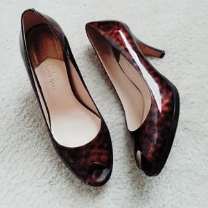 COLE HAAN peep toe heels